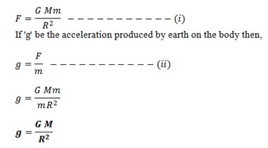 relation between g and g